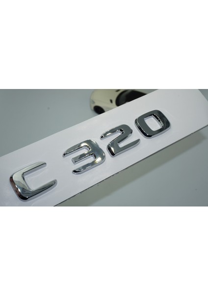 Benz C320 Bagaj Krom Abs 3m 3D Yazı Logo