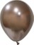 Krom Balon Parlak Parti Balonu Truffle Renk 12 Inc 5'li 1