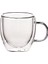 Şeffaf Cam Kahve Fincanı Süt Viski Çay Çift Isıya Dayanıklı Kokteyl Votka Şarap Kupa DRINKWARE-150ML (Yurt Dışından) 1