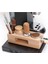 58MM Kahve Sabotaj Tutucu Ahşap Dolum Destek Tabanı Espresso Sabotaj Mat Istasyonu Filtre Standları Barista (Yurt Dışından) 2