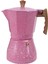 Latte Mocha Kahve Makinesi Italyan Moka Espresso Cafeteira Percolator Pot Soba Üstü Kahve Makinesi 300 ml Pembe (Yurt Dışından) 1