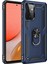 Samsung Galaxy A72 Kılıf Sofya Yüzüklü Silikon Kapak - Lacivert 300099 1
