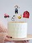 Çiftlik Hayvanları Temalı Kürdan Cupcake Kürdanı Pasta Süsü 10'lu 1