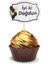 Iyi Ki Doğdun Kürdan Cupcake Kürdanı Pasta Süsü Beyaz Gold 10'lu 1