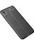 Xiaomi Redmi 9A Kılıf Focus Derili Silikon - Siyah 300099 2