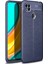 Xiaomi Redmi 9c Kılıf Focus Derili Silikon - Lacivert 300099 1