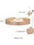 8 Inç 20CM Tarzı CB13 Davieslee Wome Için Bilezikler Gül Altın Dolgulu Zincirler Erkek Bayan Bracelat Tilki Kuyruğu Dövülmüş Bismark Zincir cm Dcbb1 (Yurt Dışından) 1
