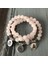 18CM Tarzı Gümüş Buda Kadınlar Mala Om Bilezikler Lotus Buda Yoga Charm Bilek Mat Gül Kuvars Pembe Boncuklu Bilek Boho Yoga Pembe Takı (Yurt Dışından) 3