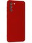 Samsung Galaxy S21 Plus Kılıf Nano Içi Kadife Silikon - Kırmızı 300099 2