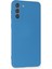Samsung Galaxy S21 Plus Kılıf Nano Içi Kadife Silikon - Mavi 300099 2