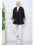 Oversize Bondit Ceket Siyah HM2333 3