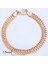 8 Inç 20CM Tarzı CB06 Davieslee Wome Için Bilezikler Gül Altın Dolgulu Zincirler Erkek Bayan Bracelat Tilki Kuyruğu Dövülmüş Bismark Zincir cm Dcbb1 (Yurt Dışından) 1