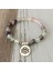 17CM Tarzı Bronz Buda Bayan Mala Yoga Bilezik Şifa Kristaller Lotus Charms Bilezik ile Streç Doğal Florit Buda Om Bilek Bilezikler (Yurt Dışından) 4