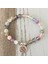 17CM Tarzı Bronz Buda Bayan Mala Yoga Bilezik Şifa Kristaller Lotus Charms Bilezik ile Streç Doğal Florit Buda Om Bilek Bilezikler (Yurt Dışından) 5