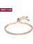 Rosegold Şeffaf H113 Zhouyang Tenis Bilezik Kadınlar Için Lüks Stil 4 Renk 4 Pençeler Mozaik Kübik Zirkonya Gümüş Renk Moda Takı Hediye H095 (Yurt Dışından) 2