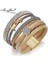 Renk 1 Pulseras Mujer Moda Wrap Deri Bilezik Manyetik Bilezik ve Bilezikler Kadın Erkek Takı Charm Pulseira Masculina (Yurt Dışından) 2