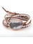 60CM Tarzı Beyaz Moda Güzel Moda Siyah Karışık Doğal Taşlar Cam Kristal ve Taş Charm 3 Strands Dropship Için Wrap Bilezik (Yurt Dışından) 4