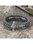 19CM Tarzı Çelik Grisi Vikings Mjolnir Çekiç Survival Bilezikler Erkekler Paslanmaz Çelik Iskandinav Rune Boncuklu Paracord Halat Bileklik El Yapımı Muska Takı (Yurt Dışından) 1