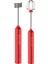 USB Şarj Edilebilir Elektrikli Çırpma Yumurta Çırpıcı El Kahve Blender Ev Süt Çalkalayıcı Mikser Frother Foamer Kırmızı (Yurt Dışından) 1