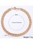 8 Inç 20CM Tarzı CB09 Davieslee Wome Için Bilezikler Gül Altın Dolgulu Zincirler Erkek Bayan Bracelat Tilki Kuyruğu Dövülmüş Bismark Zincir cm Dcbb1 (Yurt Dışından) 1