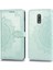 Oneplus 6t Darbeye Zarif Desen Deri Kılıf Kapak Çevirin (Yurt Dışından) 1