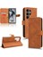 Samsung Galaxy S24 Ultra Deri Folio Flip Case Koruyucu (Yurt Dışından) 1