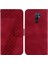 Telefon Kılıfı Için Xiaomi Redmi 9 Kabartmalı Desen Cüzdan Flip Folio Kapak Pu (Yurt Dışından) 1
