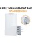 Deco X68 Için 2pcs Duvara Montaj Tutucu, Ev Mesh Wifi Sistemi Için, Deco X68 Için Yerden Tasarruflu Duvara Montaj Braketi (Yurt Dışından) 2