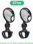 Çap 7.9cm 2pc Stili Bisiklet Dikiz Aynası Yan Bisiklet Ayarlanabilir Döndür Dışbükey Geniş Açı Mtb Yol Gidon Bisiklet Sürme Ekipmanları (Yurt Dışından) 1