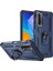 Huawei P Smart 2021 Kılıf Sofya Yüzüklü Silikon Kapak - Lacivert 300099 2