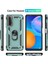 Huawei P Smart 2021 Kılıf Sofya Yüzüklü Silikon Kapak - Yeşil 300099 3