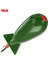 14CM Yeşil Stil Yem Atıcı Balıkçılık Spomb Roketler Spod Balık Takımı Besleyiciler Pelet Roket Besleyici Şamandıra Yem Tutucu Maker Mücadele Aracı Aksesuarları (Yurt Dışından) 1