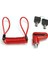 Kırmızı Set Stili Hırsızlık Önleyici Tekerlek Disk Frenler Kilidi Xiaomi Mijia M365 Elektrikli Scooter Kaykay Bisiklet Mtb Bisiklet Motosiklet Güvenlik Kilidi (Yurt Dışından) 1