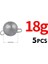 18G 5 Adet Tarzı Balıkçılık Cheburashka Platin Balıkçılık Aksesuarları Jig Kafa Mermi Ağırlıkları Yumuşak Cazibe Grubu Kanca Ağırlaştırılmış (Yurt Dışından) 1