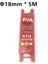 18MM x 5m Stili Rompin Yavaş Erime mm * 5m Sazan Balıkçılık Pva Mesh Dolum Rulo Saç Teçhizatı Kanca Yem Besleyici Ağları Çanta Kancası Suda Çözünme (Yurt Dışından) 1