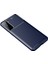 Samsung Galaxy S21 Plus Kılıf Focus Karbon Silikon - Lacivert 300099 2