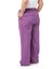 Büyük Beden Geniş Paça Gabardin Mor Pantolon 3
