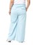 Büyük Beden Geniş Paça Gabardin Bebe Mavi Pantolon 3