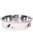 Karlie Çelik Kedi Mama Kabı Pembe 160Ml 1