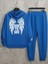 Erkek Mavi Wing Baskılı Eşofman Takımı 2
