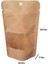 Pencereli Kraft Delikli Kilitli Kese Kağıdı - Orta Boy - 13X22X7 Cm. - 250 Gr. -20 Adetlik 10 Paket 2