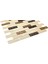 Mutfak Tezgah Arası ve Iç Dekorasyon Için Kristal Cam Mozaik. Cam Ölçüsü: 23X73 Mm. File Ölçüsü: 30X30 cm. ( 1 Kutu = 1 m2 Fiyatıdır ) 1