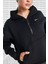Dri Fit Graphic Glitter Hoodie 1/4 Zip Yarım Fermuarlı Kapüşonlu Sweatshirt Siyah 1