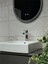 Nora S Lavabo Bataryası + Tezgah Üstü Çanak Lavabo 50 cm Beyaz (Batarya Dahil) 2