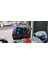 JK902 Güneş Vizörlü Çene Pedli Çene Açılır Karbon Desen Kask(Aynalı Camlı) 5