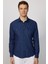 Slim Fit Gündelik Denim Lacivert Erkek Gömlek 3