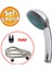 Duş Seti Fişkiye Banyo Duş Başlığı Set Fiskiyesi Telefonu Yuvarlak Klasik Başlık Metal Hortum 1