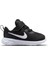 Revolution 6 Walk Shoes Lastik Ipli Kolay Giyimli Yürüyüş Ayakkabısı Siyah Beyaz 1