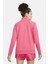 Air Women's Running Mid Layer 1/4 Zip 1/4 Fermuar Pembe Koşu Üstü 2