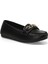 Miss F DS21071T 4fx Siyah Kadın Loafer 2